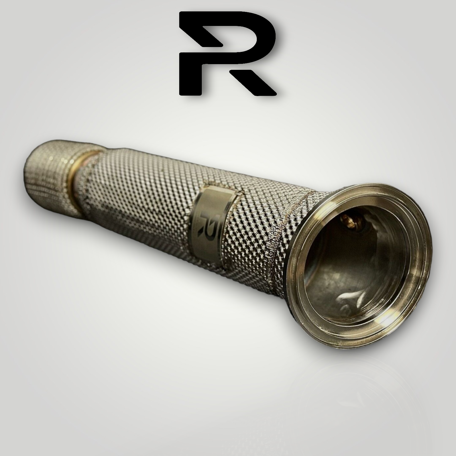 BMW B58 Downpipe Catless Detailansicht 304er Edelstahl RP