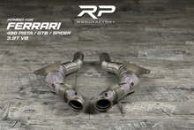 Laden Sie das Bild in den Galerie-Viewer, Ferrari 488 GTB / Spider / Pista Downpipe RP 200 Zellen Katalysator