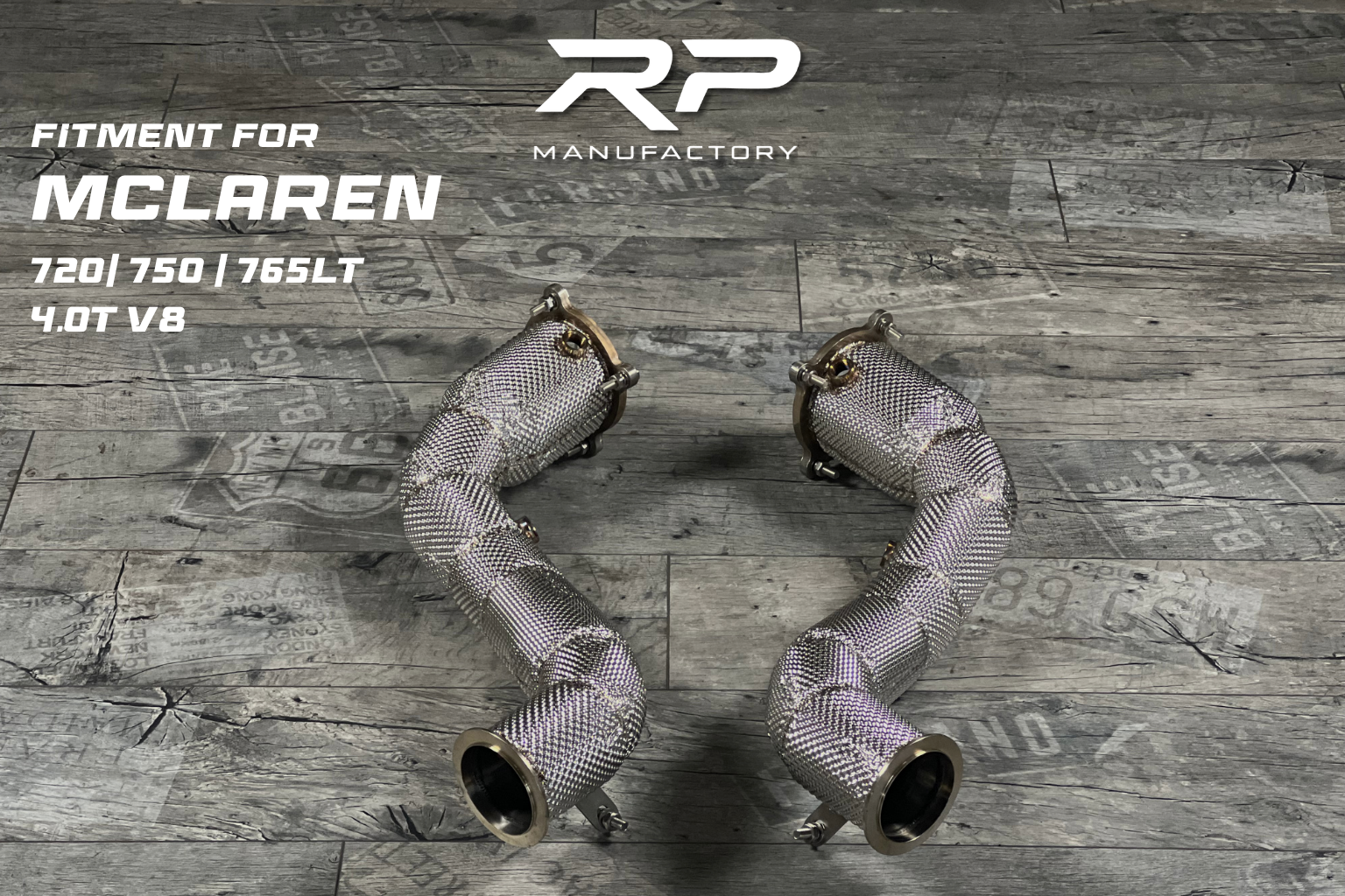 McLaren 720S / 765 LT Downpipe 200 Zellen Katalysator