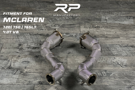 McLaren 720S / 750S / 765 LT Downpipe Catless