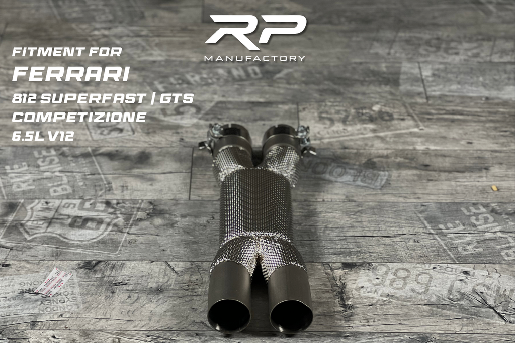 Ferrari 812 Superfast GTS Competizione 6.5l Midpipe X-Pipe RP