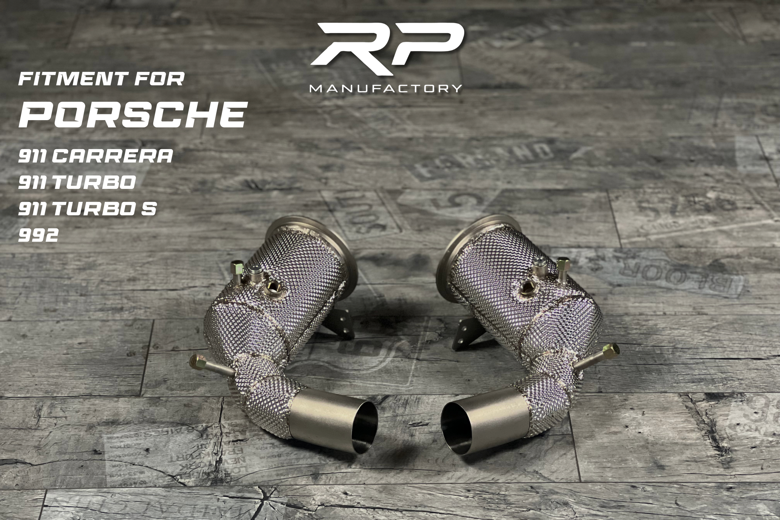 Porsche 992 911 Carrera/  Turbo / Turbo S Downpipe 200 Zellen Katalysator RP