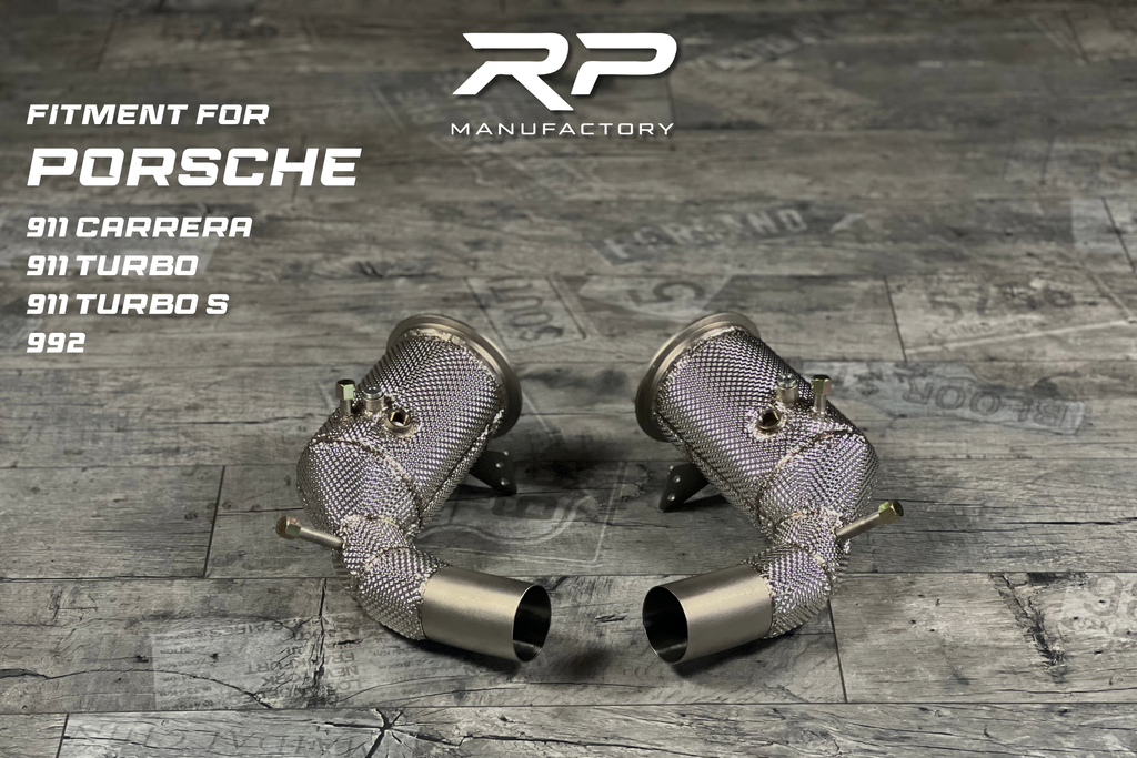 Porsche 992 911 Carrera/  Turbo / Turbo S Downpipe 200 Zellen Katalysator RP