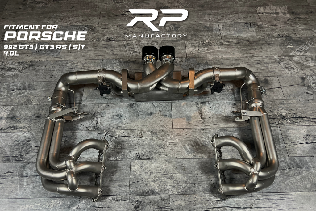 Porsche 992 GT3 / GT3 RS Klappenauspuff Z-Pipe F1 System RP