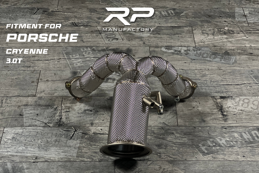 Porsche Cayenne 3.0T Downpipe RP Catless Typ 536