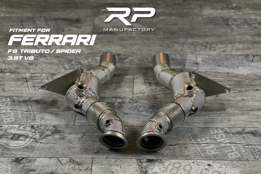 Ferrari F8 Tributo/ Spider Downpipe Catless RP