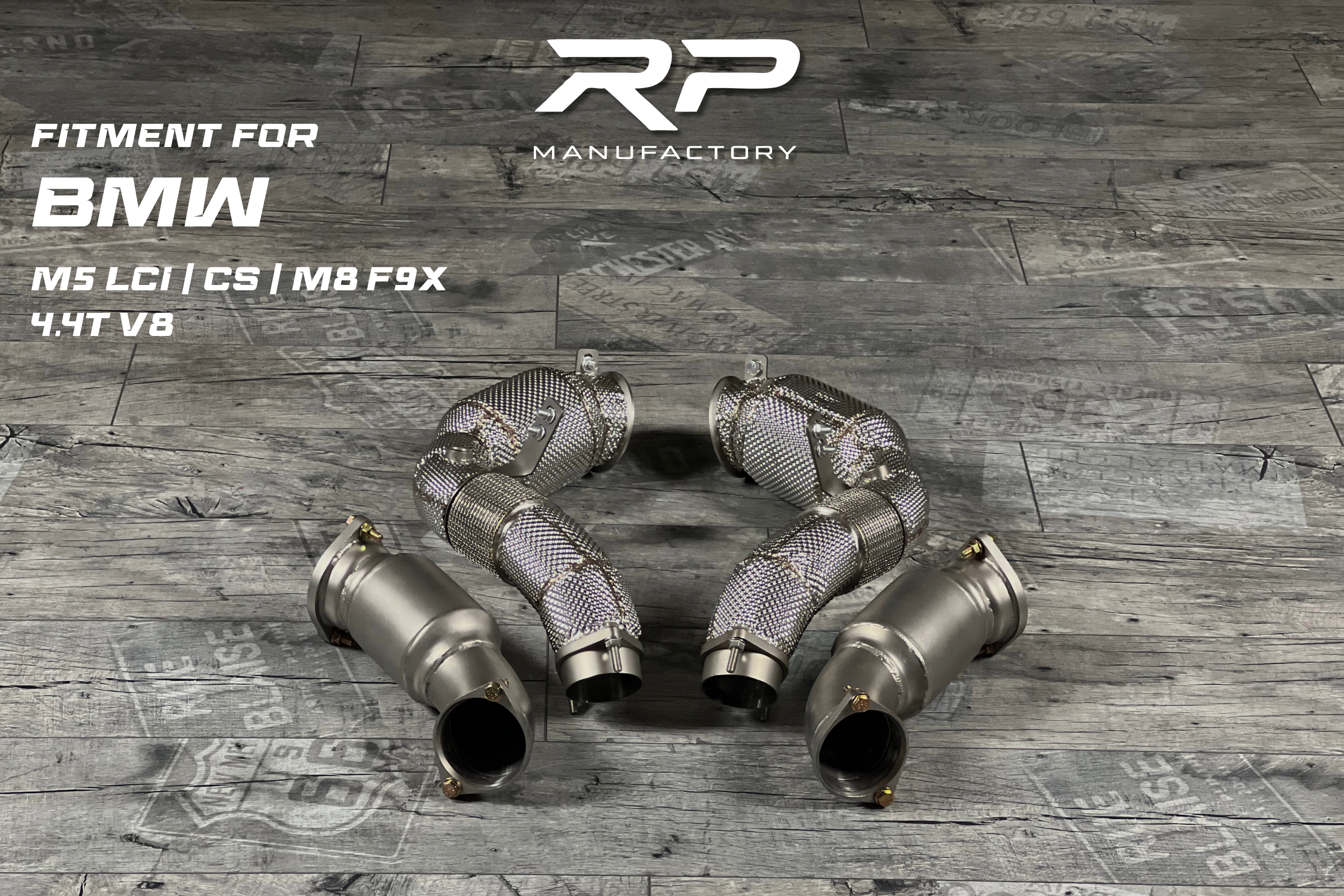 BMW F90 M5 Competition/ CS / F9X M8 LCI Downpipe 11/2020- Catless RP