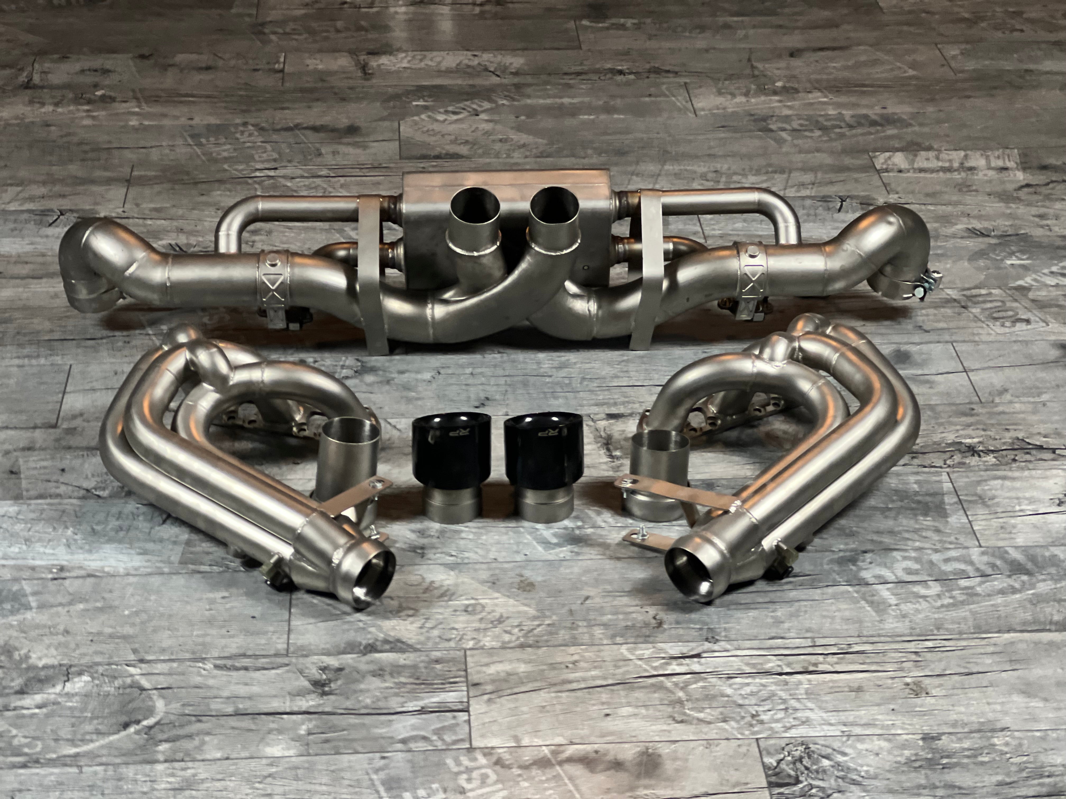 Porsche 992 GT3 / GT3 RS Klappenauspuff Z-Pipe F1 System RP