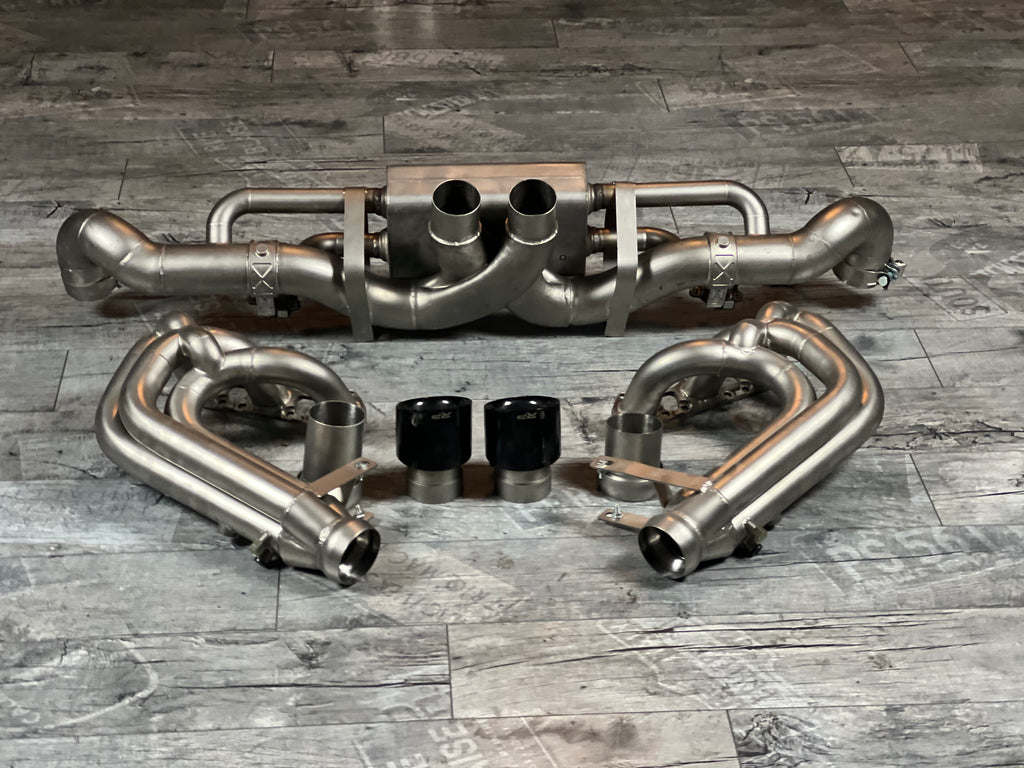 Porsche 992 GT3 / GT3 RS Klappenauspuff Z-Pipe F1 System RP