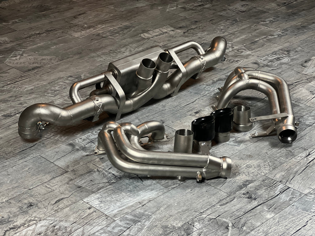 Porsche 992 GT3 / GT3 RS Klappenauspuff Z-Pipe F1 System RP