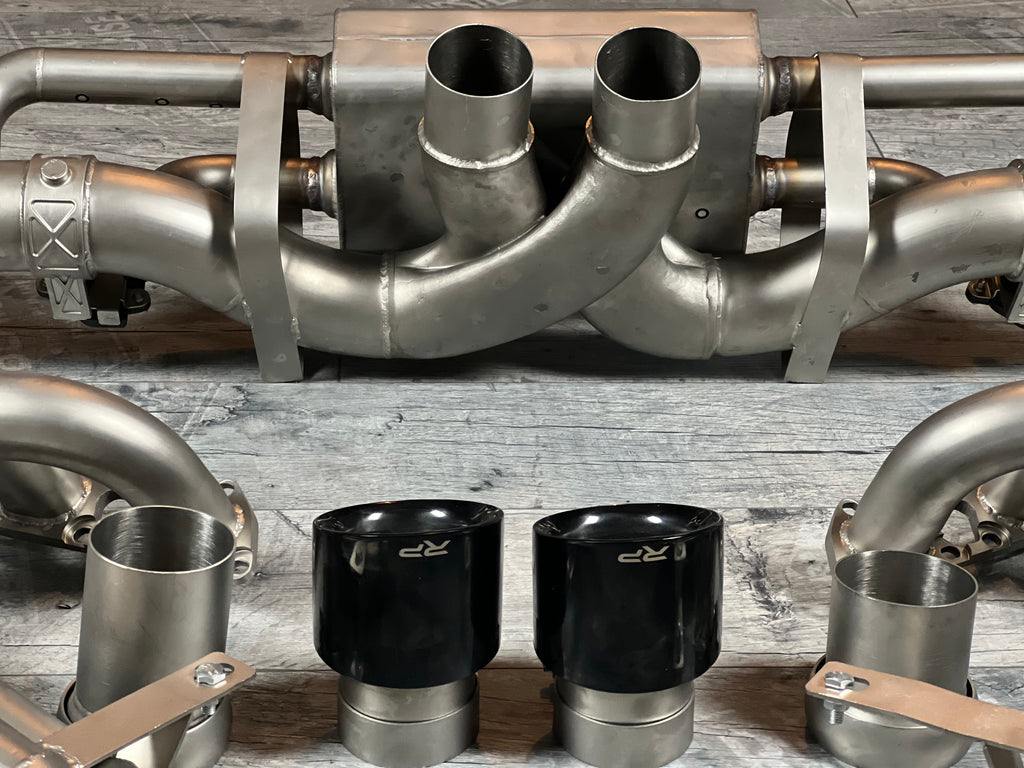 Porsche 992 GT3 / GT3 RS Klappenauspuff Z-Pipe F1 System RP