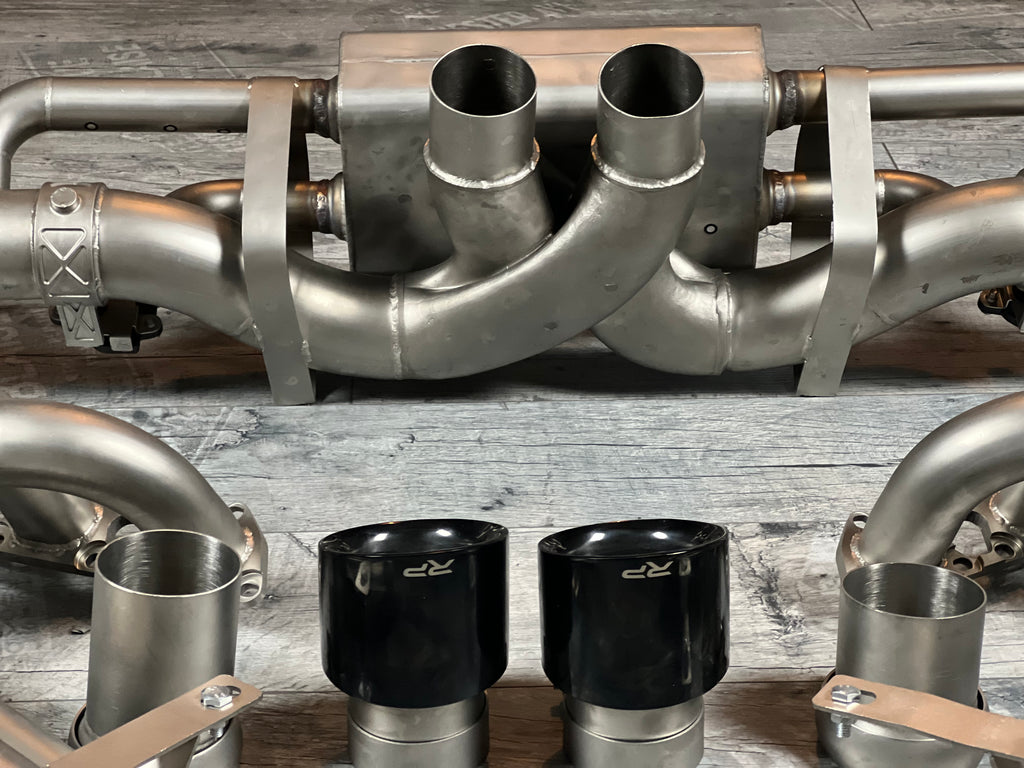 Porsche 992 GT3 / GT3 RS Klappenauspuff Z-Pipe F1 System RP