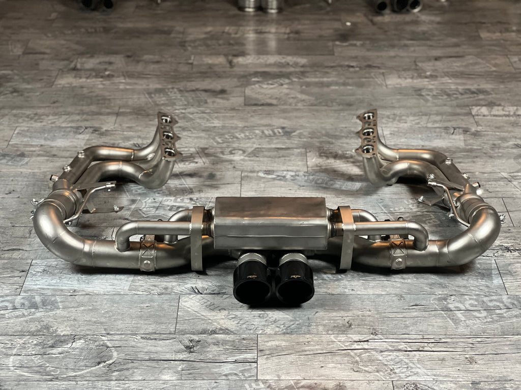 Porsche 992 GT3 / GT3 RS Klappenauspuff Z-Pipe F1 System RP