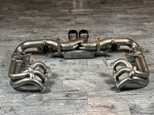 Laden Sie das Bild in den Galerie-Viewer, Porsche 992 GT3 / GT3 RS Klappenauspuff Z-Pipe F1 System RP