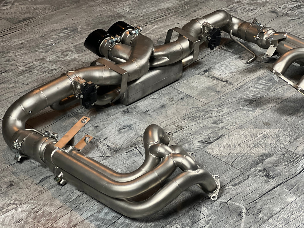 Porsche 992 GT3 / GT3 RS Klappenauspuff Z-Pipe F1 System RP