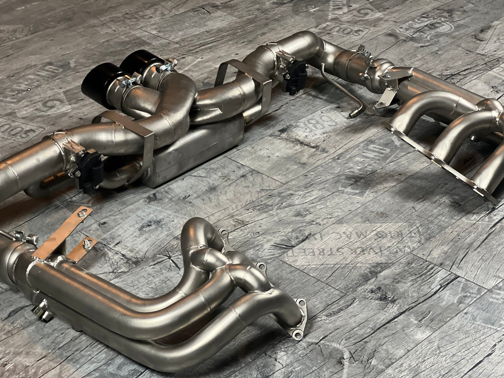 Porsche 992 GT3 / GT3 RS Klappenauspuff Z-Pipe F1 System RP