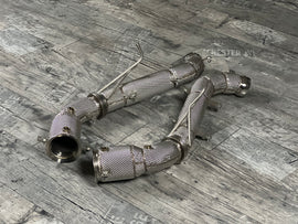 McLaren 675LT Downpipe Catless Flanschverbindung 10mm RP