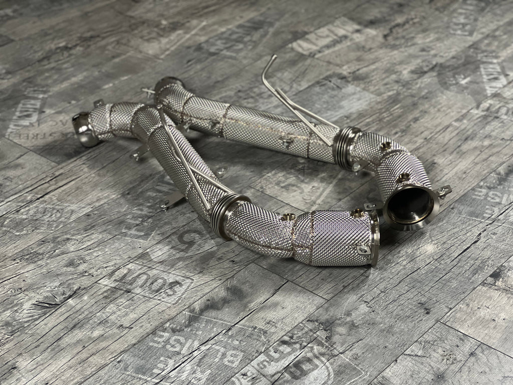 McLaren MP4-12C Downpipe Catless TIG-Schweißnaht 304er Edelstahl RP