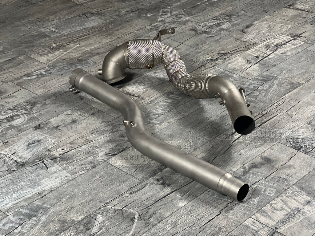 VW Golf 8 MK8 R Downpipe Catless RP