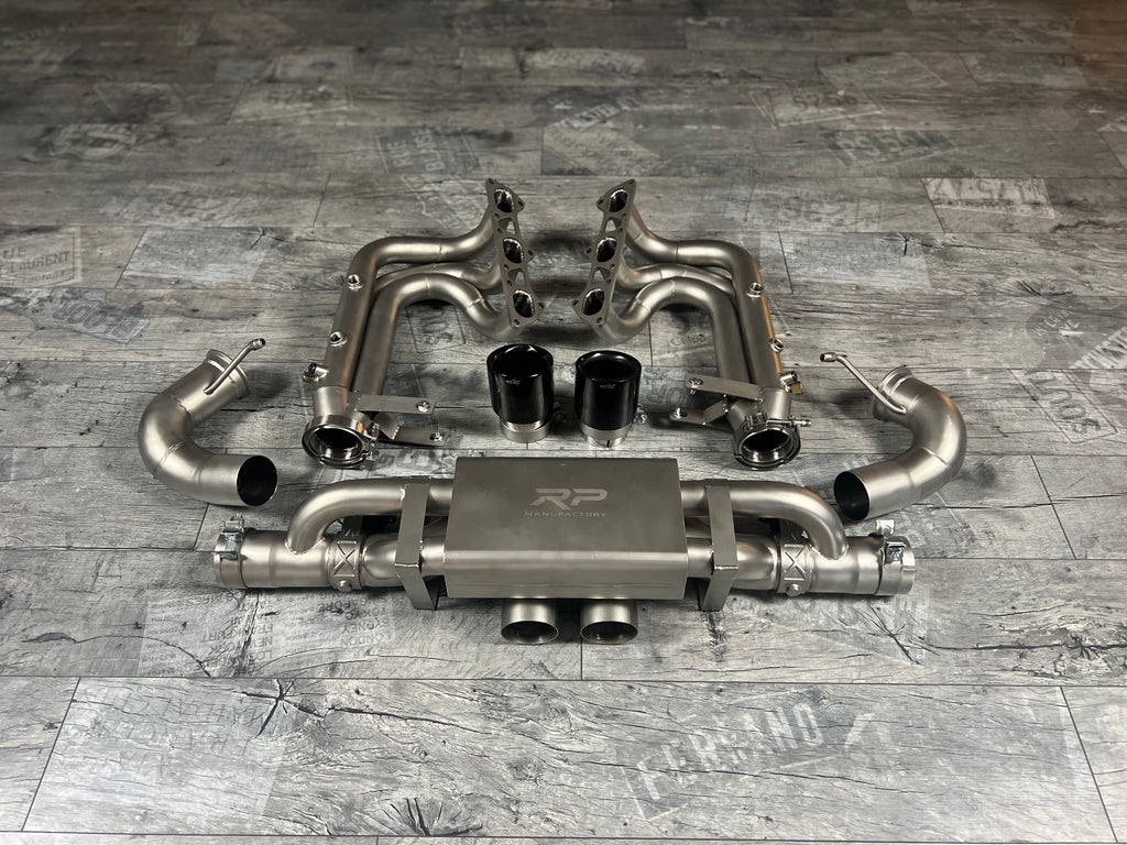 PORSCHE 992 911 GT3 / GT3 RS Klappenauspuffanlage X-Pipe RP F1 System