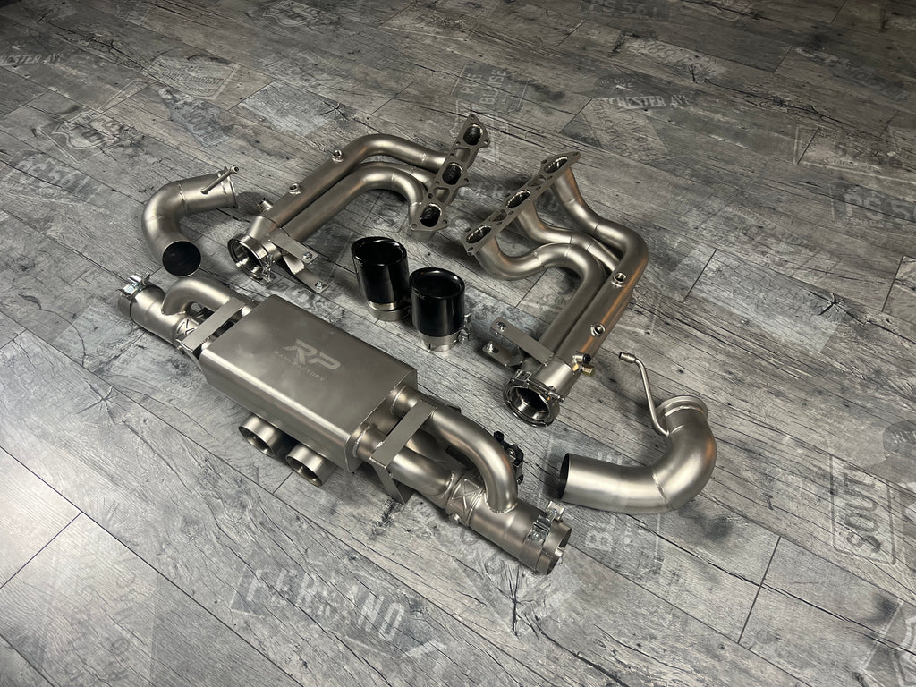PORSCHE 992 911 GT3 / GT3 RS Klappenauspuffanlage X-Pipe RP F1 System