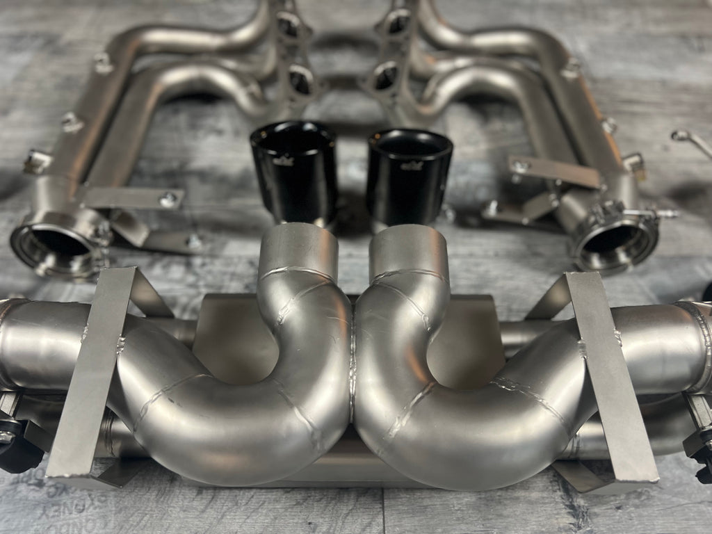 PORSCHE 992 911 GT3 / GT3 RS Klappenauspuffanlage X-Pipe RP F1 System