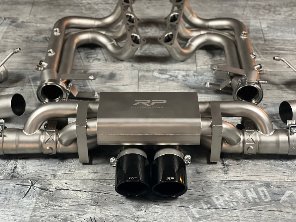 PORSCHE 992 911 GT3 / GT3 RS Klappenauspuffanlage X-Pipe RP F1 System
