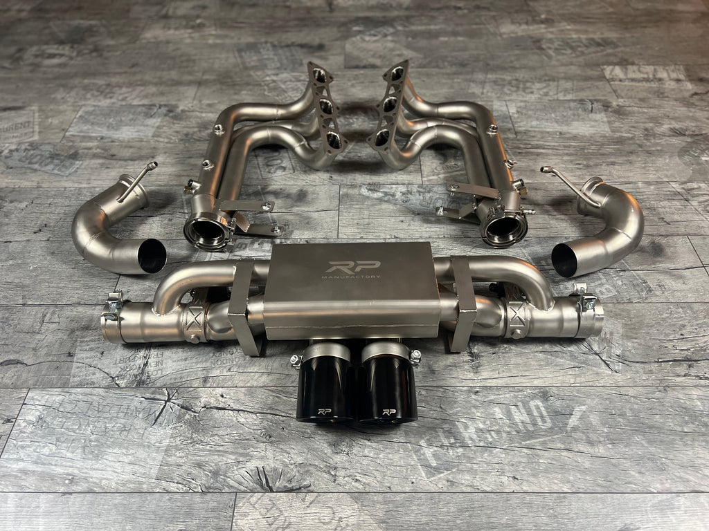 PORSCHE 992 911 GT3 / GT3 RS Klappenauspuffanlage X-Pipe RP F1 System