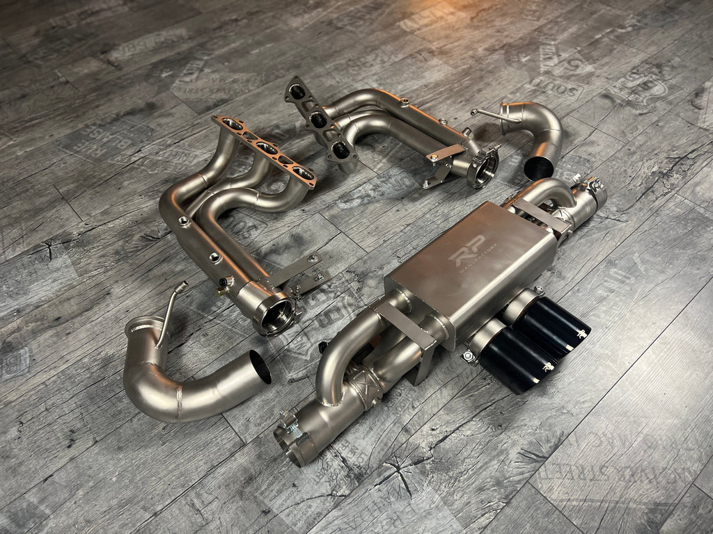 PORSCHE 992 911 GT3 / GT3 RS Klappenauspuffanlage X-Pipe RP F1 System