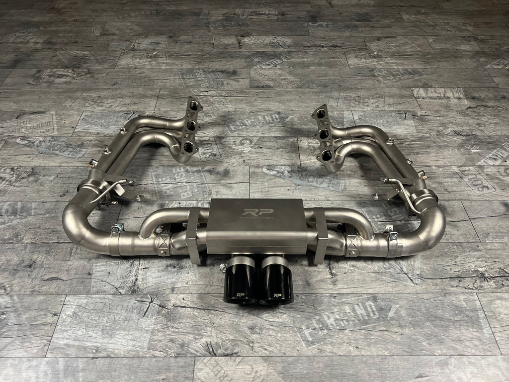 PORSCHE 992 911 GT3 / GT3 RS Klappenauspuffanlage X-Pipe RP F1 System