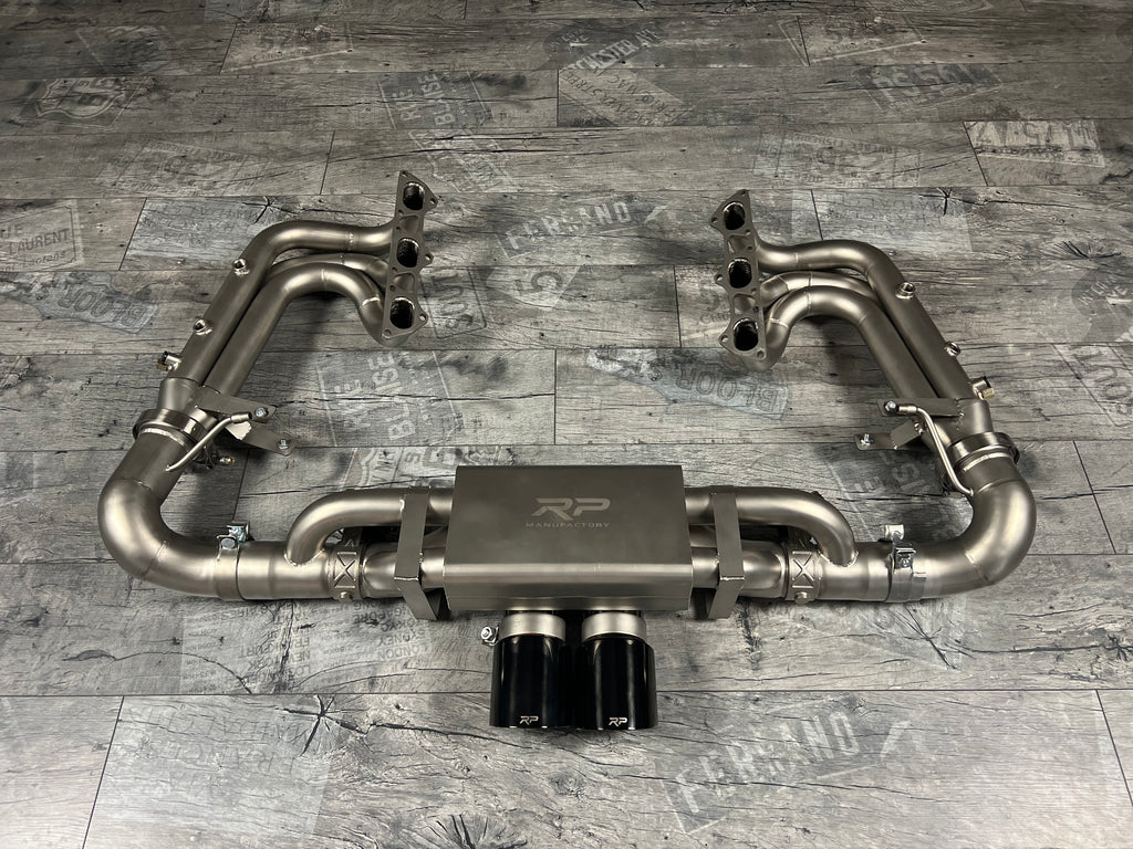 PORSCHE 992 911 GT3 / GT3 RS Klappenauspuffanlage X-Pipe RP F1 System