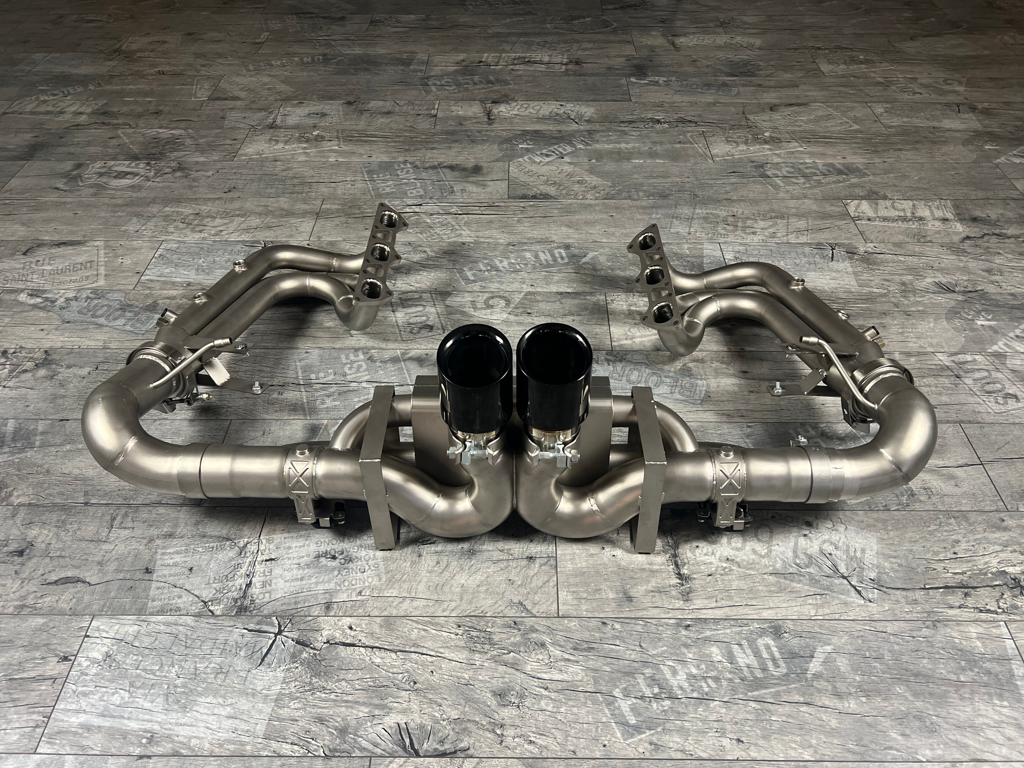 PORSCHE 992 911 GT3 / GT3 RS Klappenauspuffanlage X-Pipe RP F1 System