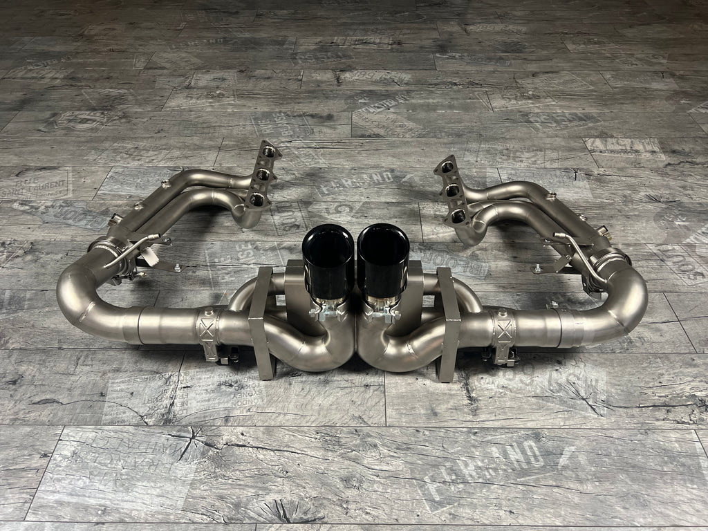 PORSCHE 992 911 GT3 / GT3 RS Klappenauspuffanlage X-Pipe RP F1 System