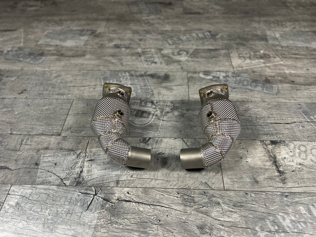 Porsche 991.1 / 991.2 / 911 Turbo / Turbo S Downpipe 200 Zellen Katalysator RP