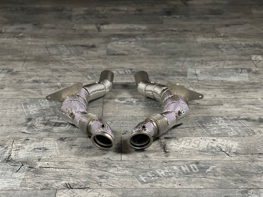 Ferrari 488 GTB / Spider / Pista Downpipe RP 200 Zellen Katalysator