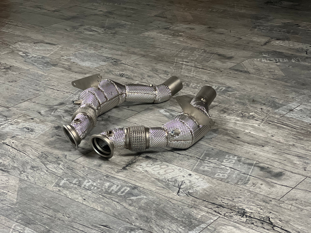 Ferrari 488 GTB / Spider / Pista Downpipe RP 200 Zellen Katalysator