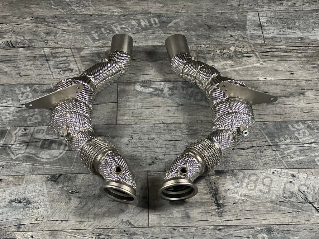 Ferrari 488 GTB / Spider / Pista Downpipe RP 200 Zellen Katalysator