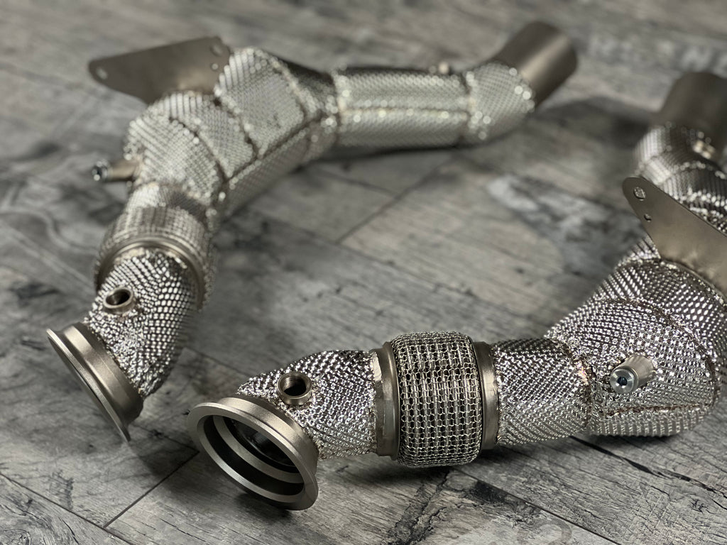 Ferrari 488 GTB / Spider / Pista Downpipe RP 200 Zellen Katalysator