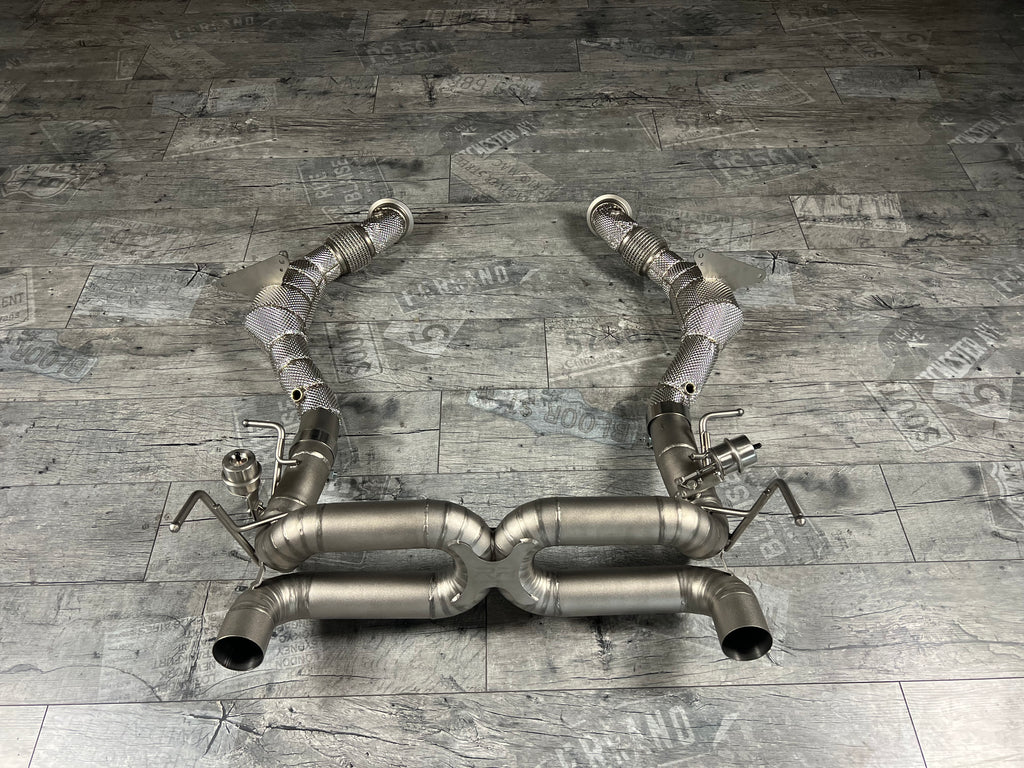 RP Ferrari 488 GTB/ Pista/ Spider 3.9T Klappenauspuff X-Pipe