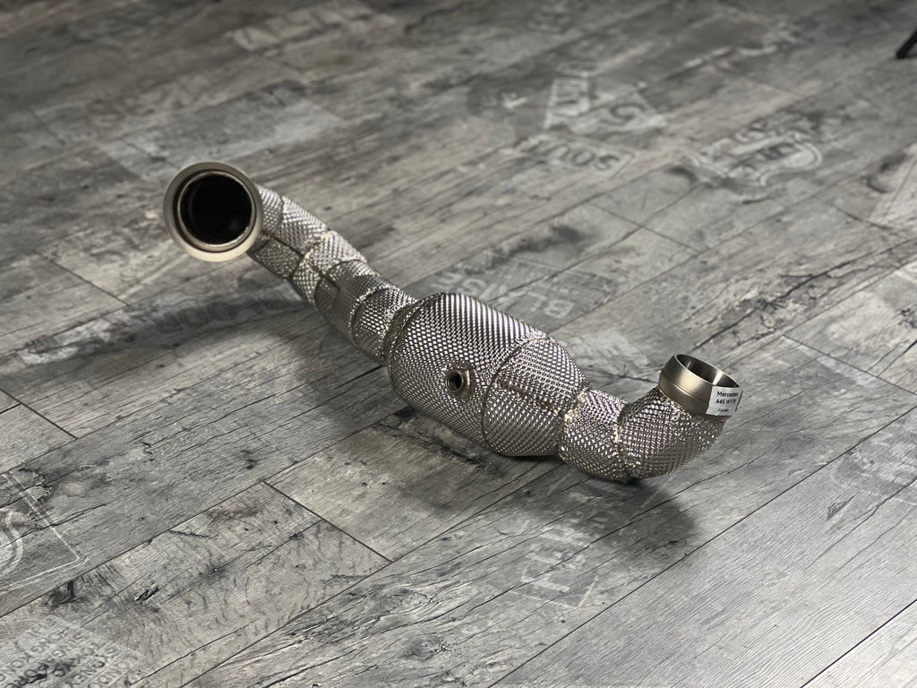 Mercedes A45 AMG W176, CLA45 C117, GLA45 AMG X156 Downpipe Catless