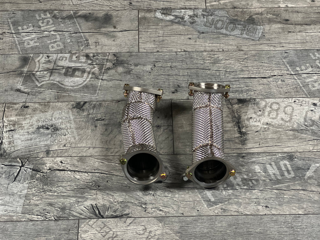 BMW M5 G90 G99 Touring S68 Downpipe 2024- Secondary Pipes Sekundär Katalysatoren