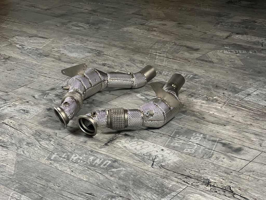 Ferrari 488 GTB / Spider / Pista Downpipe RP 200 Zellen Katalysator