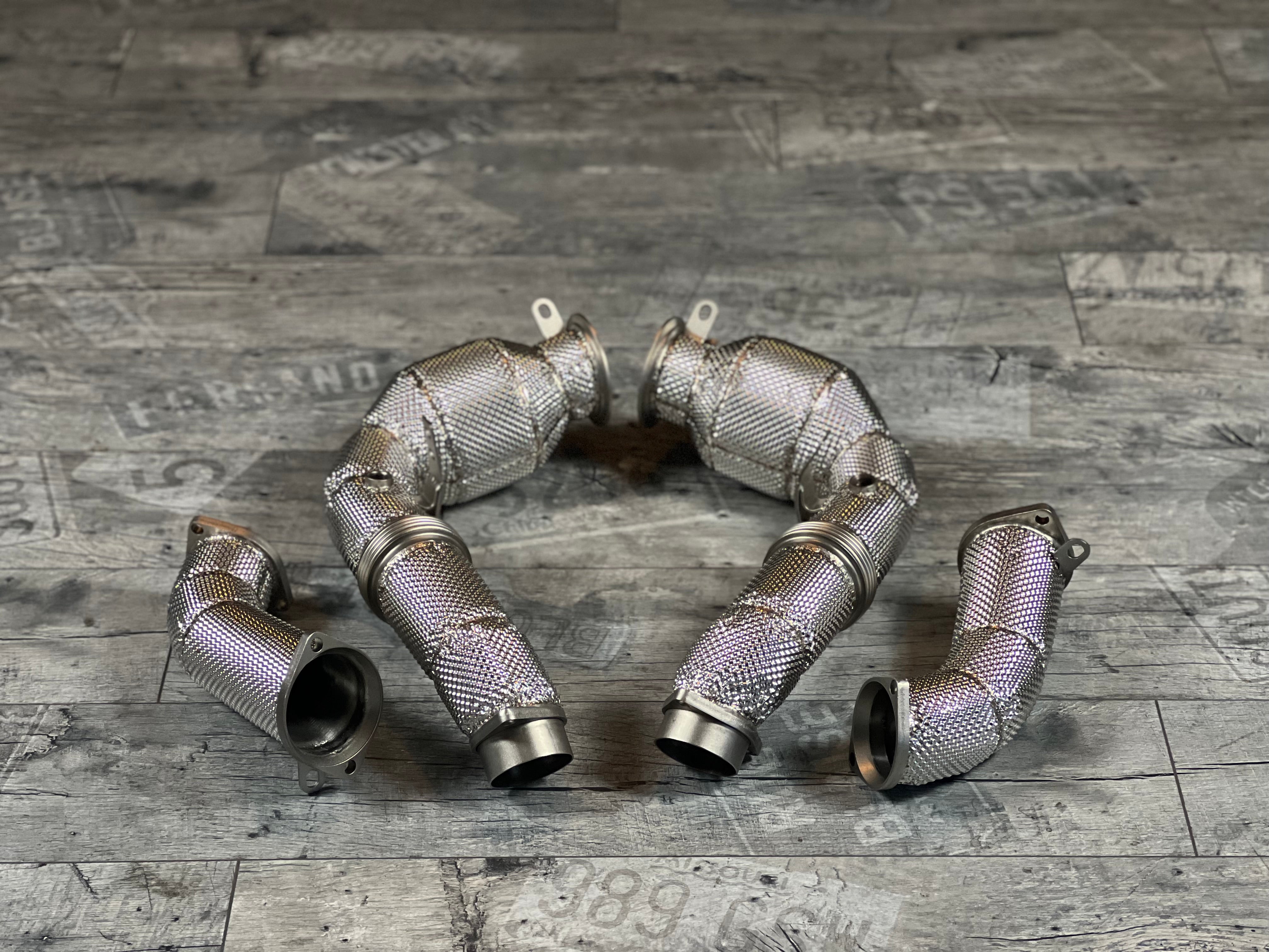 BMW M5 G90 M5 G99 Touring S68 Downpipe 2024- 200 Zellen Katalysator EUR 6