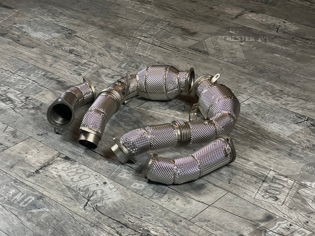 BMW M5 G90 M5 G99 Touring S68 Downpipe 2024- 200 Zellen Katalysator EUR 6