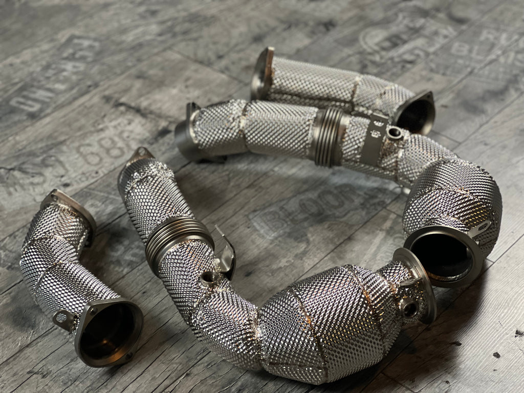 BMW M5 G90 M5 G99 Touring S68 Downpipe 2024- 200 Zellen Katalysator EUR 6