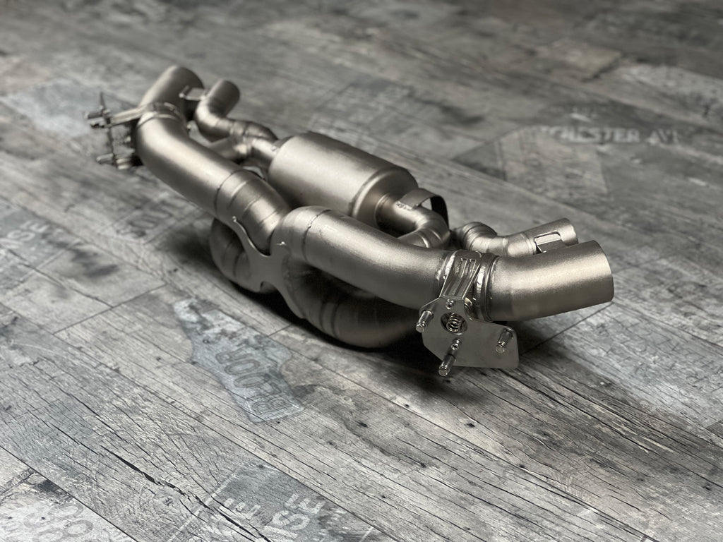 Porsche 992 911 Turbo Turbo S Klappenauspuff X-Pipe RP