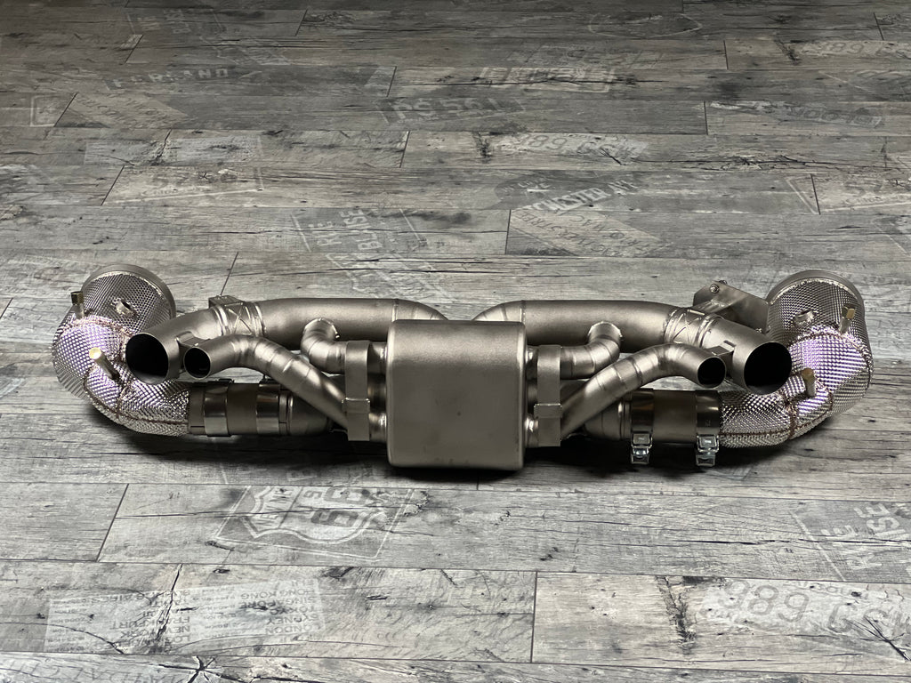 Porsche 992 911 Turbo Turbo S Klappenauspuff X-Pipe RP