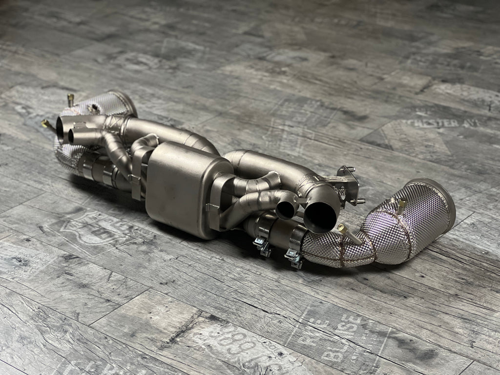 Porsche 992 911 Turbo Turbo S Klappenauspuff X-Pipe RP
