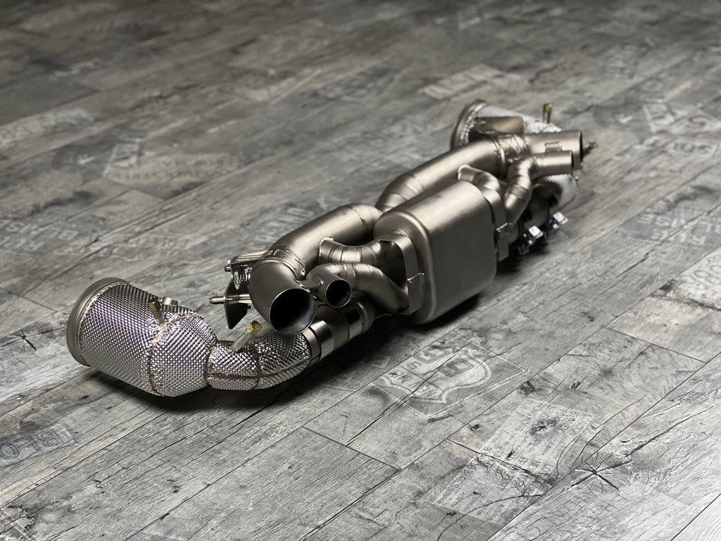 Porsche 992 911 Turbo Turbo S Klappenauspuff X-Pipe RP