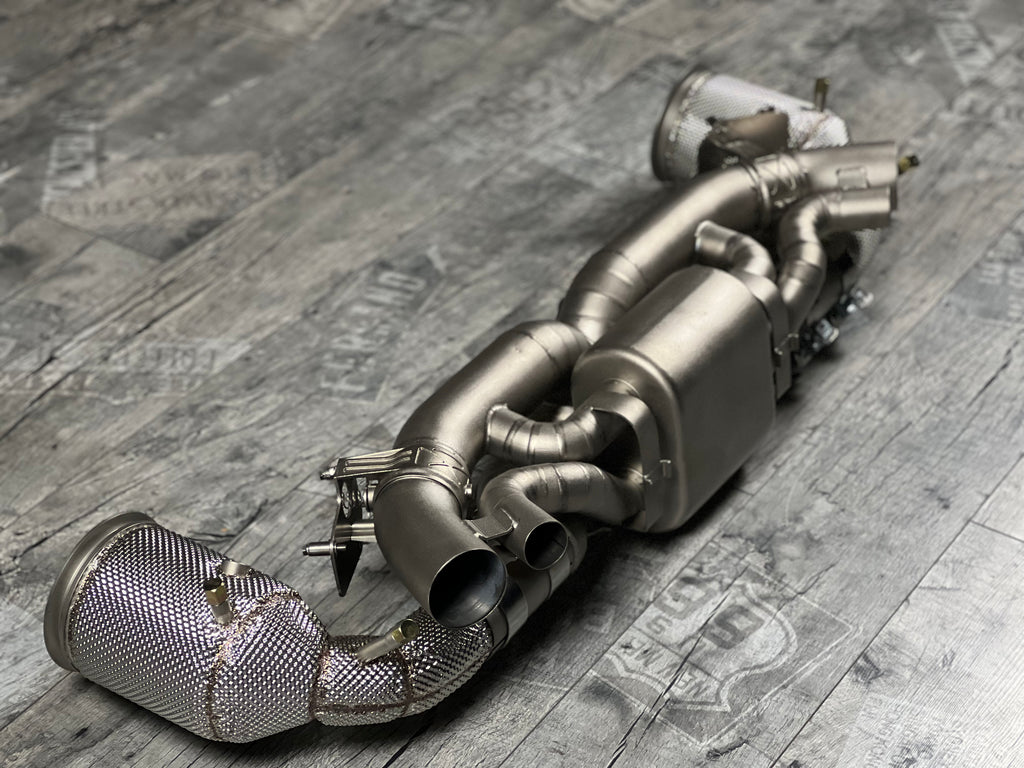Porsche 992 911 Turbo Turbo S Klappenauspuff X-Pipe RP